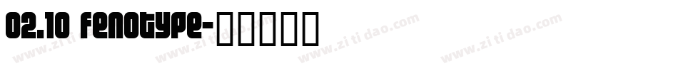02.10 fenotype字体转换